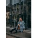 Сукня-сорочка в принт «Зебра»