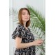 Жіноча сукня з повітряного шифону з рукавом-крильце.
